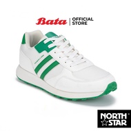 Bata บาจา by North Star รองเท้าผ้าใบสนีคเกอร์แบบผูกเชือก ดีไซน์เท่ห์ สวมใส่ง่าย สำหรับผู้ชาย สีเขียว 8207074 สีดำ 8206074