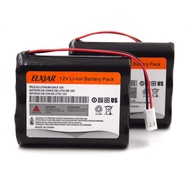 (2-Pack) 11.1V 2600mAh Li-ion Battery Pack 18650 * 3 Cell with 2 Pin MTA-100 Connectors