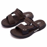 JAVEN QUALITY Sandal Pria Kekinian Sendal Trendy Terbaru 2026 Sandal Kulit Cowok Elegend