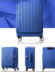 American Tourister 24寸 藍色行李箱