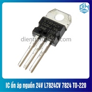Combo of 4 L7824CV 7824 good quality TO-220 pin 24V power voltage regulator IC