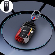 Reflection Rarbon fibre Car Key Cover For Honda City Hatchback CRV Civic HRV BRV Jazz Accord 2014 to