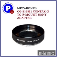 METABONES CG-E-BM1 CONTAX G TO E-MOUNT SONY ADAPTER