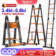 Aluminum Folding Ladder Household Portable Telescopic Ladder 3.4M 4.2M 5.0M 5.8M Meter Multifunction