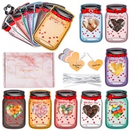 【qgnuaj】-Decoration Supply Gift Card 48 Pack Candy Jar School Gift Exchange Cards Bag Set for Classroom Party
