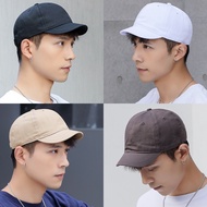 BGC Japanese style Plain baseball cap fashion short brim cotton cap boy's girl's outdoor sun hat
