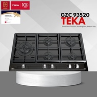 Teka Gas Hob GZC 95320 | 90cm Glass Hob | 5 Burner | ExactFlame