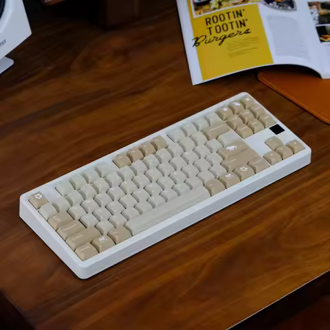 ECHOME Desert Theme Keycap 120key Set PBT Sandy Simplicity Custom Keyboard Cap Cherry Profile KeyCap