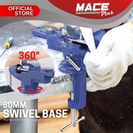 80mm 360° Rotation Heavy Duty Swivel Base Table Vise Clamp Portable Work Bench Vise For Woodworking 