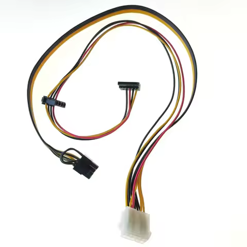Motherboard 10Pin To PCI-E 8Pin 6PIN SATA 4Pin IDE Molex Computer HDD Power Cable for Hp SE Se316M1 