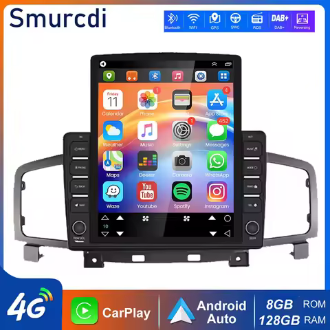 9.7" Android 15 Carplay Auto For Nissan Quest Elgrand E52 2011-2016 Stereo Head Unit Multimedia Play