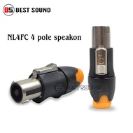 Speakon  4 pole speakon cable connector, chuck type strain relief