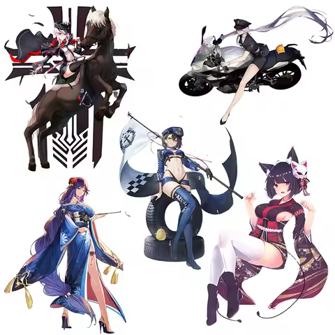 Three Ratels QCYX7 Azur Lane Anime Girl Car Sticker Wall Sticker Home Decoration Decals