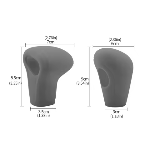 1Pc Silicone Car Case Gear Head Shift Collars Interior Shift Lever Knob Grips Protective Cover for A