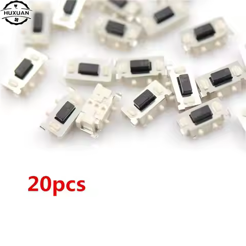 20pcs Micro Tact Switch Touch 3*6*3.5 3x6x3.5 SMD For MP3 MP4 Tablet PC Button Bluetooth Headset Rem