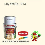 913 LILY WHITE ( 1L ) KOSSAN 4.60 EPOXY PAINT FLOOR COATING FINISH UNDERWATER MARINE PAINTING SYSTEM GUIDE