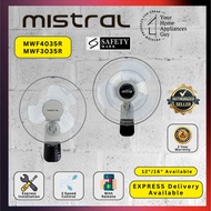 Mistral 12" / 16" Wall Fan with Remote Control [MWF3035R / MWF4035R]  |  Installation Av