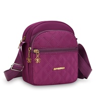 Tel: Mobile Phone Small Bag All-Match Trendy Mini Messenger Bag Female Bag Shoulder Canvas Simple Fa