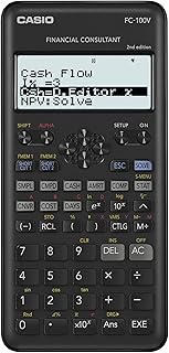 Casio FC-100V-2 Financial Calculator Second Edition, FC-100V-2-W-ET