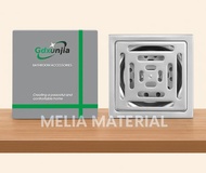 Tutup Floor Drain / Saringan Got Plat Stainless 304 / Floor Drain Plat Hitam