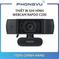 Thiết bị ghi hình Webcam Rapoo C200 - Bảo hành 24 tháng