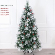 PET Light Christmas Tree Decoration Display Red White Cherry 2202 180cm 210cm 240cm 270cm 6ft 7ft 8f