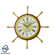 Seiko QXA785BN QXA785B QXA785 Quite Sweep Rei Nautical Helm Maritime Wall Clock