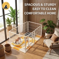 Sangkar Anjing Petorldog Pet Fence Cage Dog Cat Puppy Kennel Metel Crate Heavy Duty Steel Dog Crate