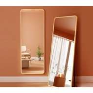 【Golden】MOK 150-180cm Full Body Mirror Floor-to-Ceiling Stand/Wall Mount Metal Frame HD Explosion-Pr