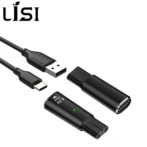 LISI 4.3V Type-C Shaver Adapter Charging Converter for Philips One Blade QP2520 QP2620 QP2515 QP2510
