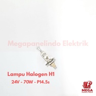 CAHAYA Halogen Lamp Automotive Bulb/ (H1 - 24V - 70 Watt) Yellow Light