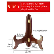5/7/9 Inch Wooden Plate Display Easel Stand Wooden Folding Plate Display Easel Stand