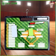[Wishshopelxn] Coaching Board Softball Dugout Board with Pen Clips Plan Demonstration Guidance