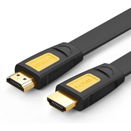 UGREEN 4K Ready  High Speed HDMI 2.0 Flat Wire Cable, Gold Tip Connector 1 Meter HD101