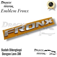 Original Chrome Fronx Writing Emblem Rear Trunk Fronx 1.5 GLX GLSUZUKI Fronx Writing Emblem/ Origina
