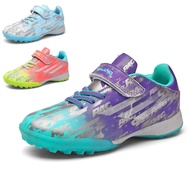 New Style Children's Football Boots Artificial Grass Training TF Broken Nails 89G2