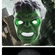 Average hero mask light hulk