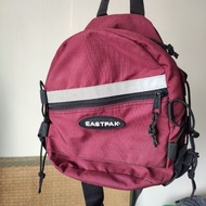 Sold 90s美國製 Eastpak fanny pack 酒紅色 反光帶 腰包 肩背包 斜背包 側背包 霹靂包 backpack USA 多功能 防潑水 勃根地