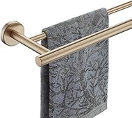 JQK Double Bath Towel Bar, 27 Inch 304 Stainless Steel Thicken 0.8mm Towel Rack for Bathroom, Towel 
