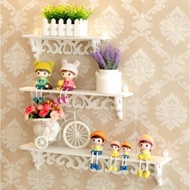 Ready Stock 1 SET OF 3 Decoration Wall Rack Living Room Bedroom Kitchen Bathroom Toilet Wall Storage