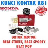 CONTACT Key CODE K81 Key Set Motorcycle Padlock StreetBEAT SportyBEAT PopBEAT