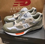 💥『原裝👟原盒』WTAPS x New Balance NB 992 Olive Drab 復古 低幫跑步鞋 灰銀