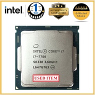- - Used Item- - Terpakai - Intel 7th Gen Core i7-7700 Processor (8M Cache, up to 4.20 GHz) * * USED