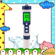 39A- Pool Salt Tester, Digital Salinity Meter, High Accuracy 5 In 1 Salinity Tester for Salt Water,IP67 Waterproof Test Kit