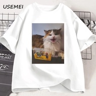 Forget Dance Skin 007n7 Love Cat T-Shirt For Men And Women Game Cosplay Funny Graphic Shirt Short Sl