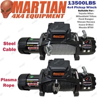 Martian 4x4 Equipment 12V PN13500 13500LBS 6136KG Electric Winch Pickup 4x4 Truck (Steel Cable/Plasm