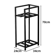 SOGO 3 Layer Water Rack Stand Metals Mineral Water Container Rack Heavy Duty Water Gallon Rack Stand