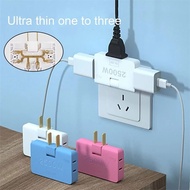 2-Prong180 Degree Extension Rotatable 3 In1Extension Multi Plug Adapter 2500W Mini Converter