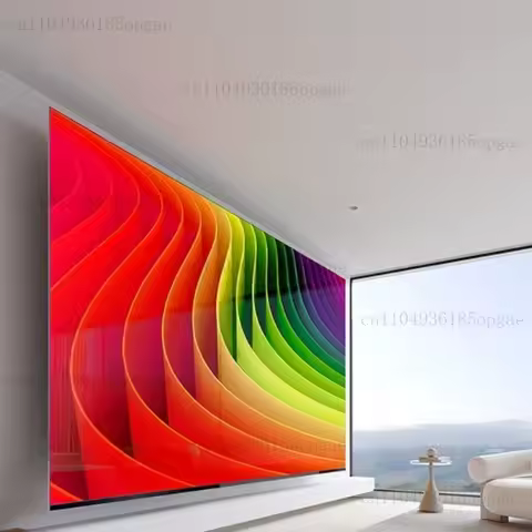 70 Inch Borderless Full Screen TV 8K HD WIFI Far Field Voice 65 Inch 55 Inch LCD