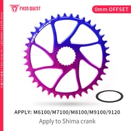PASS QUEST 12s Chainrings 30T 32T 34T 36T 38T Narrow Wide 0mm Chain ring for SHIMANO Direct Mount Crank XTR M9100 XT M8100 slx M7100 DEORE M6100 Series